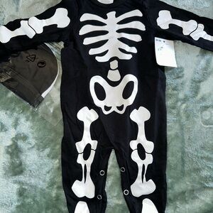 Rubie's Black and White Skeleton Halloween Costume